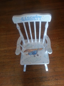 This perfect children's rocking chair.